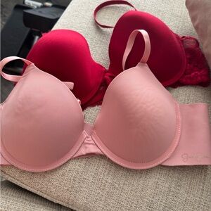 Jessica Simpson Pink and Red Women's Bras